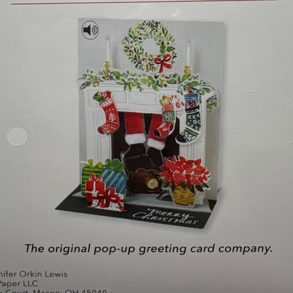 Christmas Pop Up Cards Lot of 4 Santa Reindeer Snowman Joy Wreath Merry Decor - Picture 11 of 13